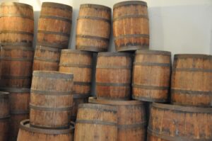 syrup barrels