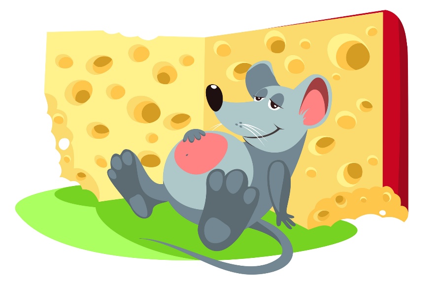 mouse and cheese